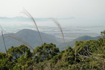 A hazy view over the Amakusa Islands
