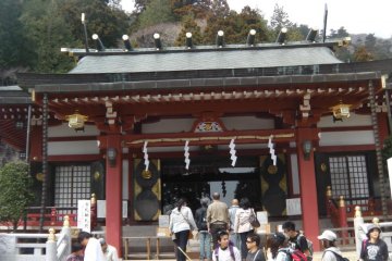 Main hall of Afuri Shrine