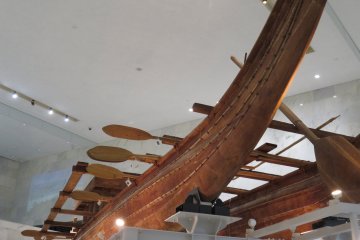 Double-hulled Canoe from Tahiti