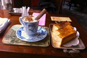 Cinnamon Dip at Nishimura Coffee