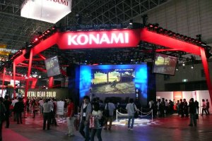 Konami booth in 2009