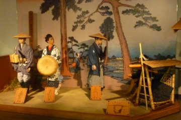 Part of the Tokaido display in the Honjin Museum