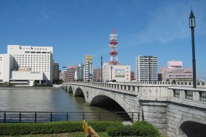 Bandai Bridge near to Pier Bandai