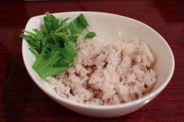 Risotto side of Genmai rice
