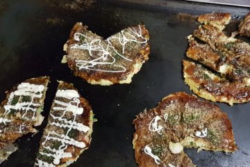 Okonomiyaki in Awaji-shima