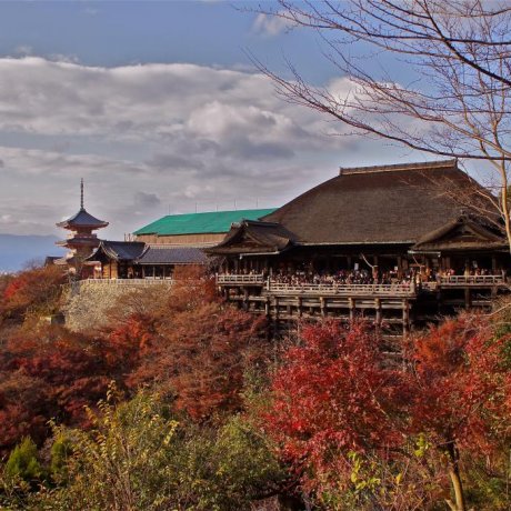 Kiyomizu-dera vào mùa thu