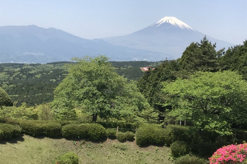 View from Yamanaka Castle Ruins Park