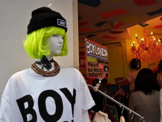 The kind of fashion you will see in many shops throughout Harajuku