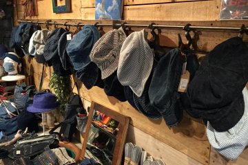 There aren't many souvenir shops in Asakuchi, but the the denim goods at It's a Beautiful Day will amaze the imagination
