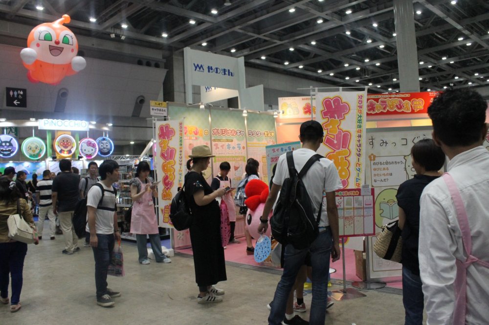 Children, together with their parents explored the entire place filled with toy booths.