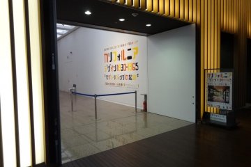 <p>Вход в &quot;Калифорнийской дизайн, 1930-1965&quot;. Выставка расположена в специальной выставочной Галерее 1E, на первом этаже. Фотографировать запрещается, как только вы входите в выстовочный зал.</p>