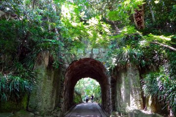 <p>This tunnel is a part of this villa</p>