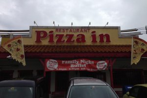 Like any landmark, Pizza In is used as a reference when giving directions to most places in the Sunabe interior