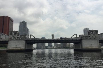 Kachidoki Bridge used to open to let ships through.