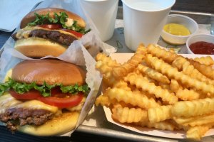 The classic Shake Shack meal.