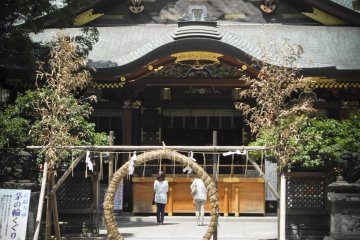 The shrine's facade