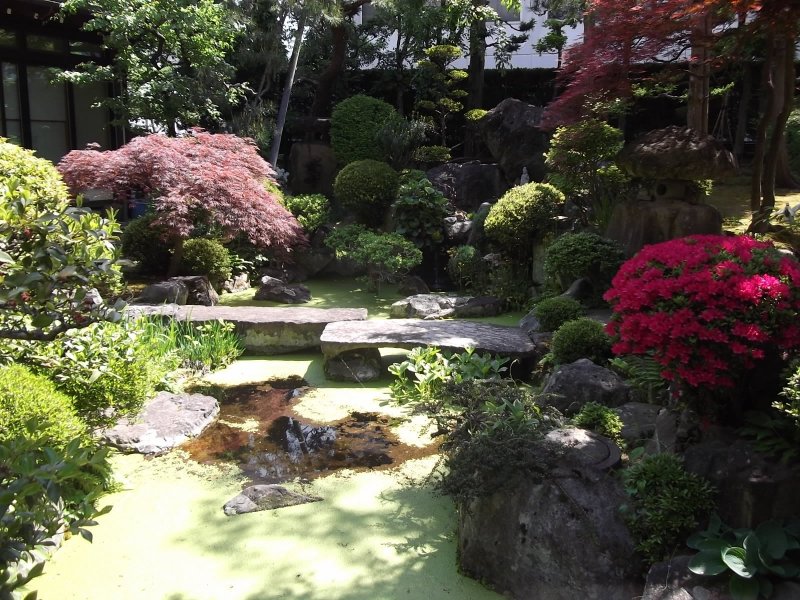 The garden at neighbouring temple Jyorin-ji