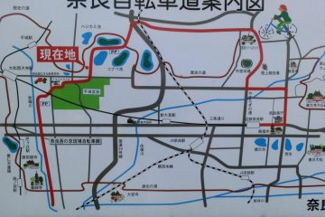 Карта для велосипедистов, район Хэйдзе