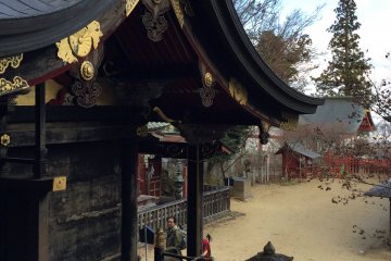 Musashi Mitake Shrine is serene and beautiful