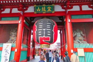  Sensoji Temple Kaminarimon(Thunder) Gate Lantern