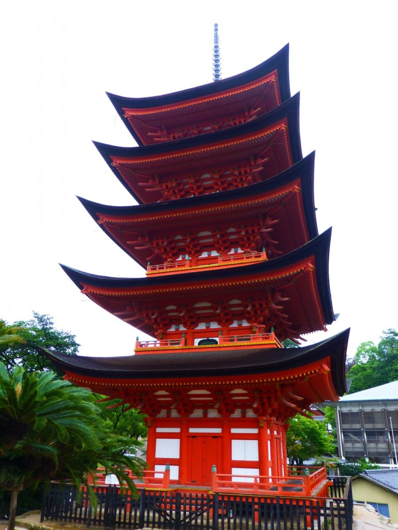 Each different angle gives its own unique view of the pagoda