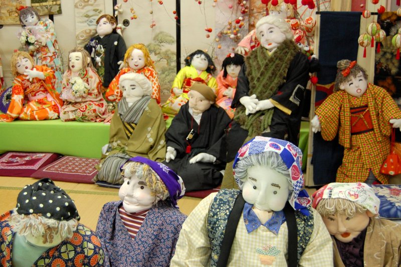 All kinds of dolls