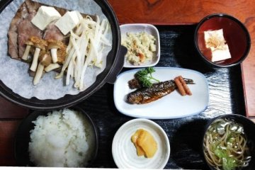 The Hoba Miso set lunch from Irori restaurant