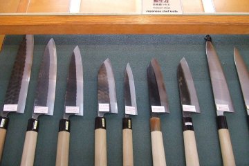 Japanese carbon steel knives