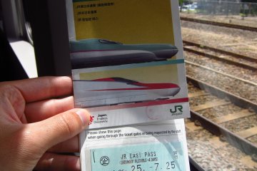 <p>JR East Pass and the dates till its valid</p>