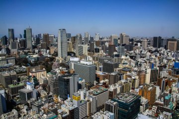 Great views of the Tokyo metropolis.