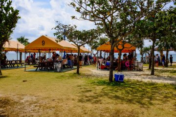 A large dedicated gathering space is a popular spot for picnics, BBQ's and entertainment.