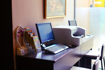 Use of communal computers, personal laptops and printers is free.