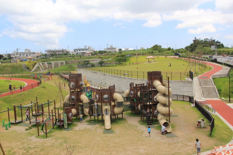 <p>Iha Park is a paradise for parents with restless children</p>