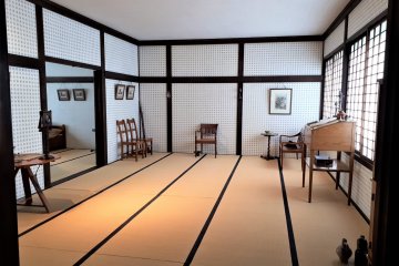 Another room in the Chief Factor's residence building. An interesting, if only practical, blend of Japanese and European.