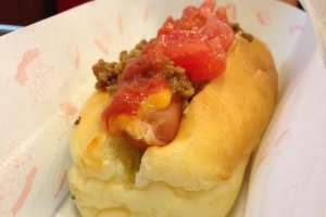 The "Okinawa Tacos Dog" is an American favorite with an Okinawan twist.