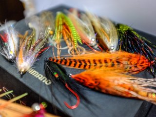 Fly tying is an art form, the level of intricacy in Indian Crow's flies is second to none