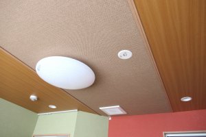 Потолок и светильники