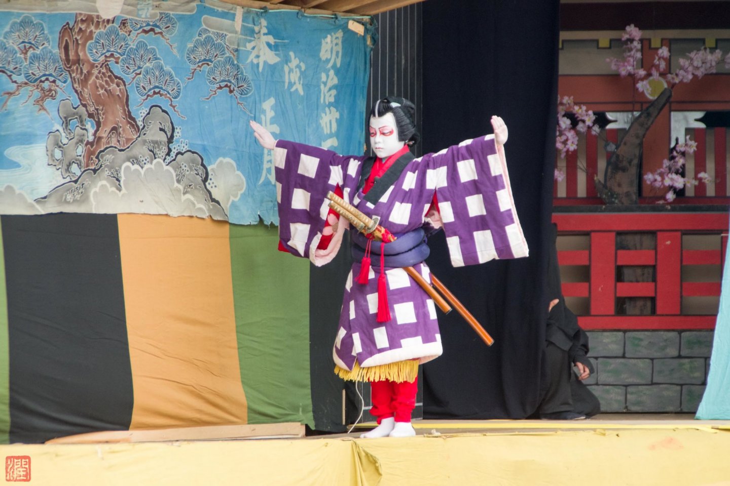 A young kabuki actor