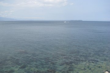 The view of Sagami Bay in Ito