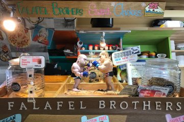 Loads of charm and quirk at Falafel Brothers