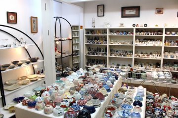 Магазин керамики "Фука" на острове Эносима
