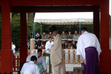 <p>The priests conduct purification ceremonies and pray to the gods here</p>