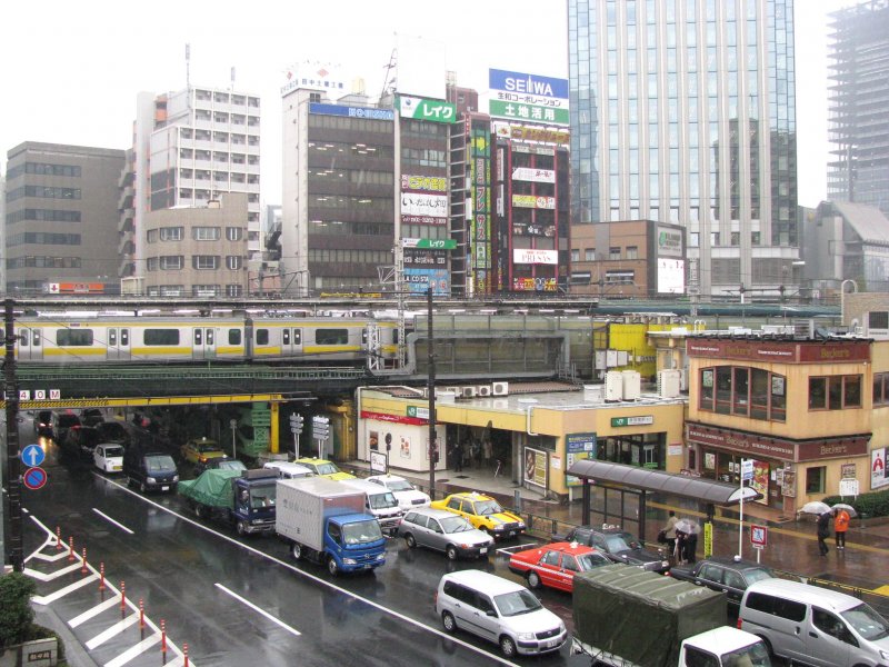Busy traffic of Tokyo