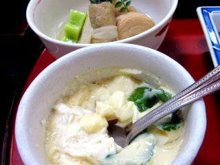 Chawanmushi - Japanese omlet cooked in oven