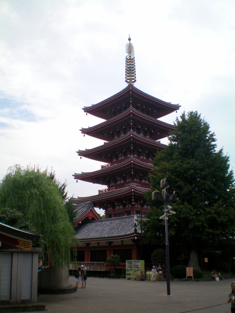 <p>Пятиэтажная пагода, вид сбоку</p>