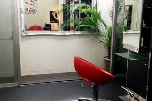Lower floor salon for hair, makeup and nail specialists 