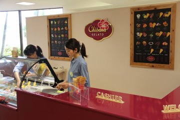 <p>Chibana Gelato is a popular spot to cool down with a gelato, sorbet or frozen yogurt</p>