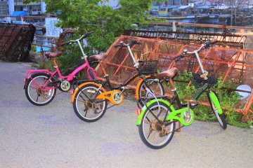 Bicycles available for rental