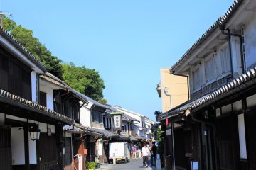 The beautiful townscape of the Kurashiki Bikan Historical area