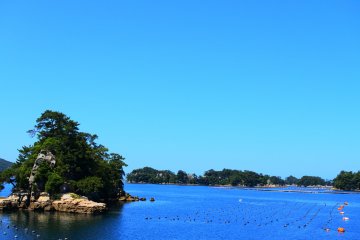 A view of the Kujuku Islands